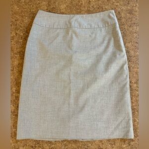 212 Collection Light Gray Pencil Skirt